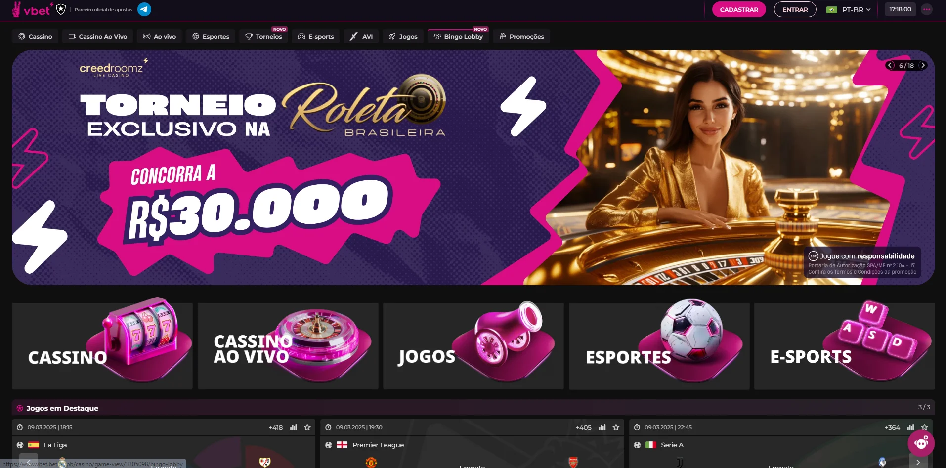 VBet Brasil Casino